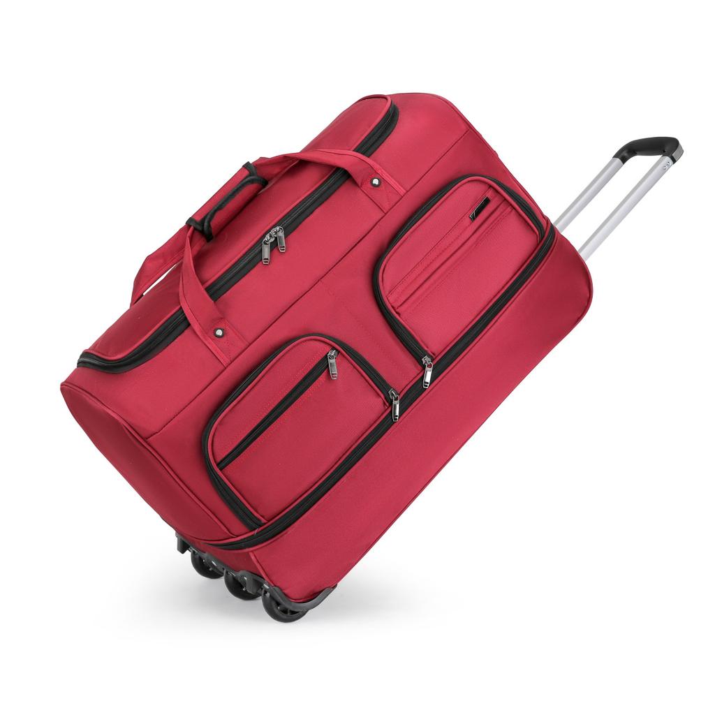 Increased Capacity Travel Bag Multi-function Folding and Expandable College Student Luggage Bag Long-distance Trolley Bag