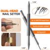 Pack Of 2 Dual Head Spring Nail Setter Hammerless Punch Nail Tool Hinge Pin Tool For Precise Control And Easy Use
