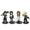 Final Fantasy VII Chibi Figures: Tifa, Zack, Cloud & Aerith Ornament
