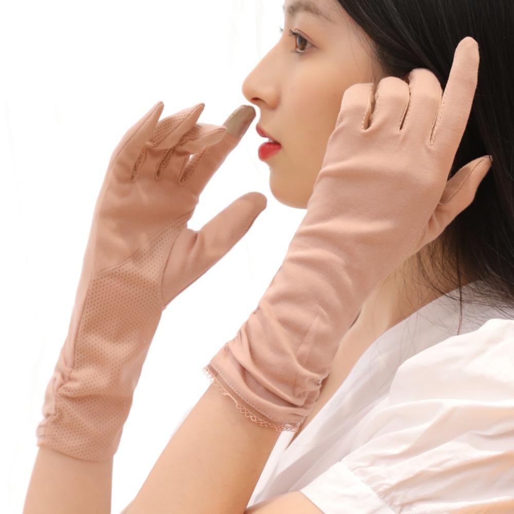 Anti-UV Women Gloves Touch Screen Sunscreen Gloves Fashion Mittens Spring Summer