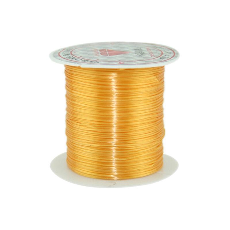 Изготовление ювелирных изделий резиновая нить для бисероплетения своими руками 10 м браслет эластичный шнур проволочный канат прочная нить бисер 0,5 мм ручная работа