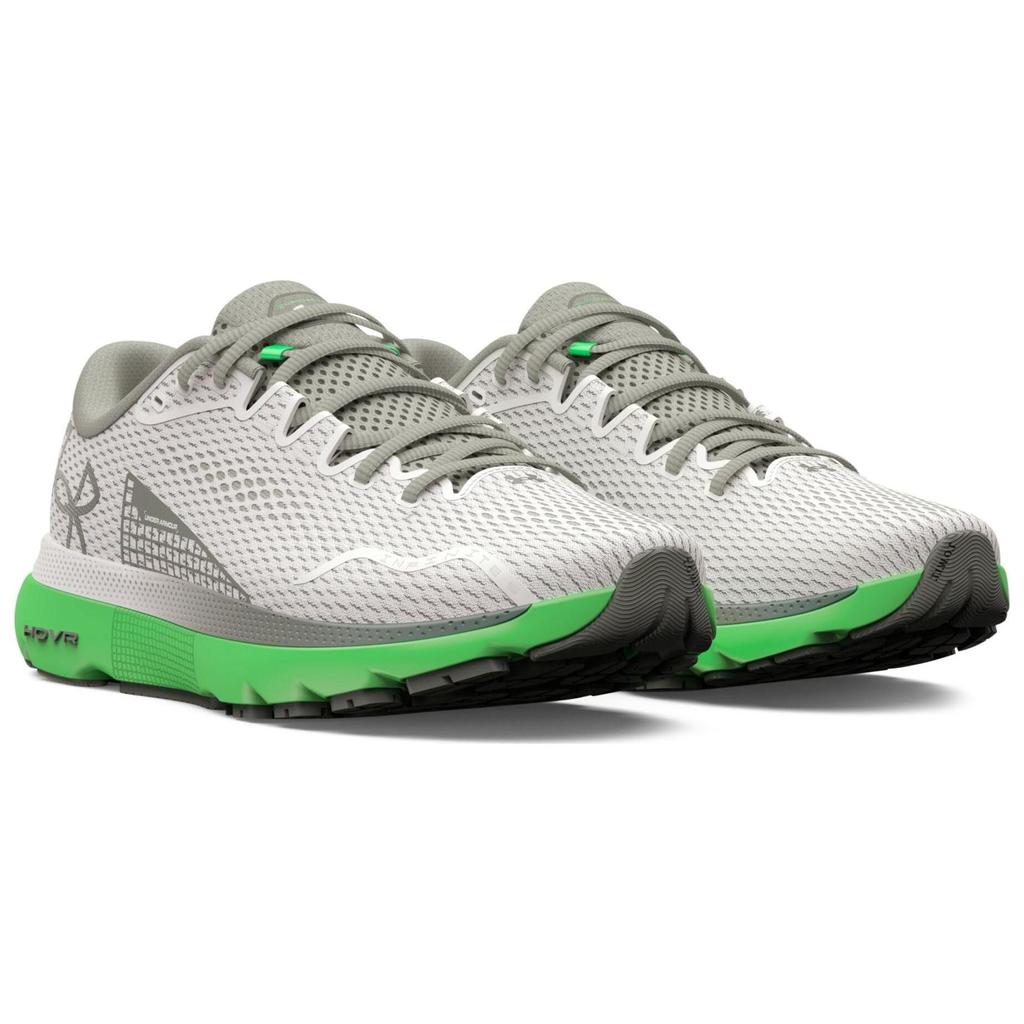 Under Armour HOVR Infinite 5 White Clay Green Screen Men Sneakers Cream Colorado-Sage 3026545-300