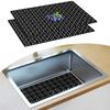 Sink Mat PVC Hollow Rhombus Cuttable Rectangle Anti-slip Ceramic Stainless Steel