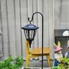 Flower Pot Holder Height Adjustable Rustproof Corrosion Resistant Bird Feeder Pole Solar Light Lantern Hanger Hook Garden Supplies