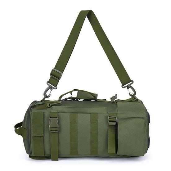 Fishing Backpack with Rod Holder Large Capacity Waterproof Oxford Cloth Outdoor Camping Hiking Hunting Fishing Gear Accessories Storage Bag