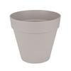 ELHO Round Flower Pot with Wheels Loft Urban - Ø 48.5 X H 44.5 Cm - Warm Grey