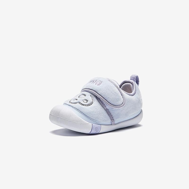 Anta Kids Mesh Comfortable Versatile Anti-Kick Wear-Resistant Low-Top Walking Shoes Baby Sneaker Light-Blue A22440063-2