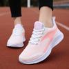 Large Size Sports Shoes Women's Spring and Summer New Mesh Breathable Student Running Shoes Women's Ultra-light Soft-soled Travel Shoes