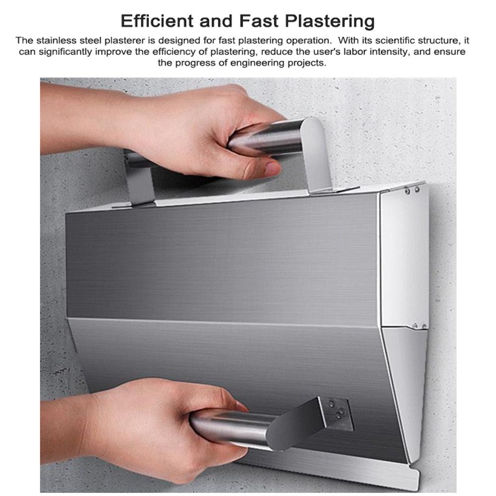 Stainless Steel Plastering Trowel Efficient Wall Plastering Tool Mortar Spreader for Office