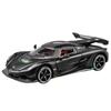 1/24 Sports Car Model Koenigsegg Alloy Diecast High Simulation Scale Toy Pull Back Doors Can Open Boys Birthday Gifts Decoration
