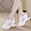 Fashion Breathable Women's Sneakers Lace Up Womens Wedge Shoes Versatile Female Shoes 2025 New Platform Shoes Comfortable Zapatos Mujer