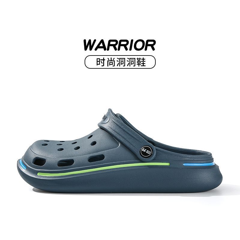 Pull Back Fashion Hole Shoes Men's Comfortable Stepping On Shit Feeling Bag Head Drag Outside Wear Non-slip Thick-soled Wear-resistant Outdoor Beach