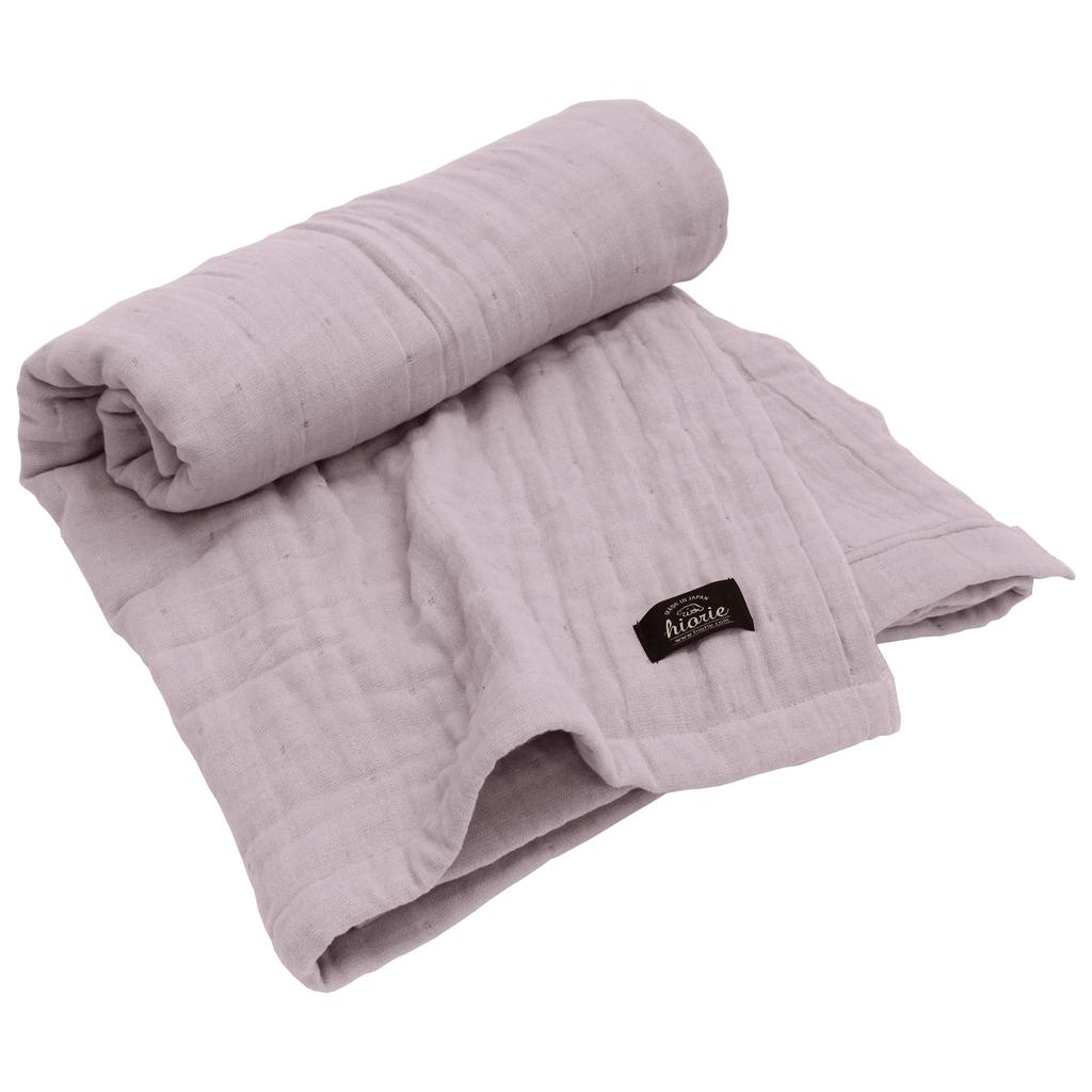 Hiorie Made In Japan Gauze Luxuriously Summer Perfect for Air and Double Size X 200 Mauve (Hiorie) Blanket, Double, 8-Layer Gauze, Soft, 100% Cotton,