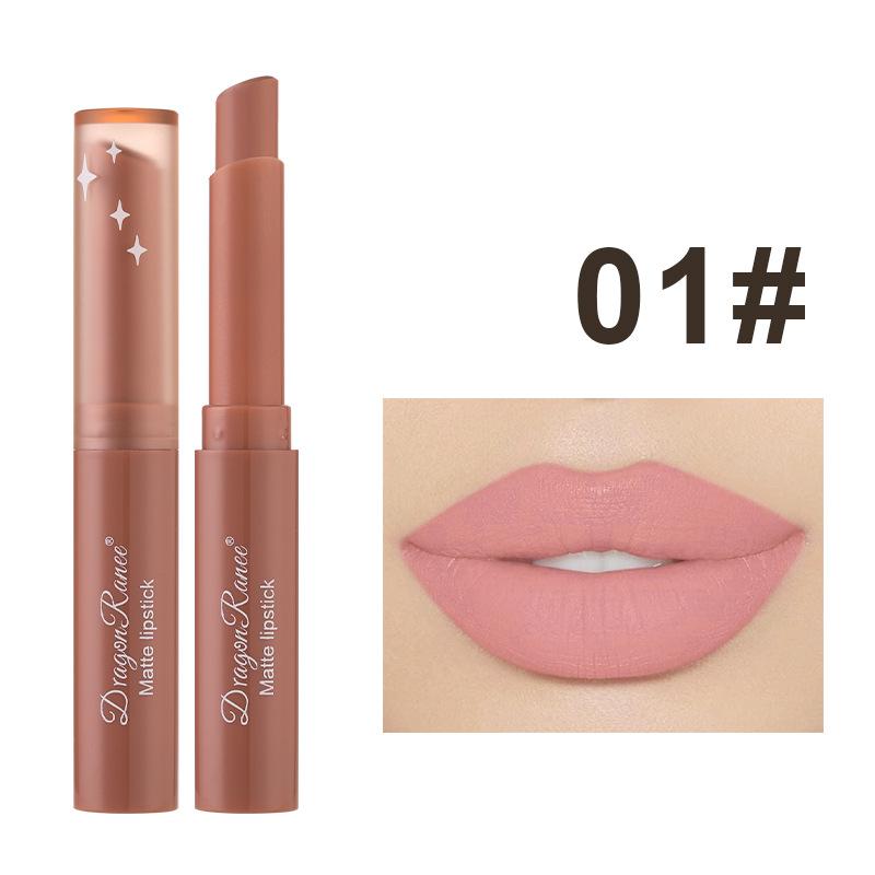 1Pc Nude Matte Lipstick Waterproof Long Lasting Lip Sticks Not Fading Sexy Red Velvet Lipsticks Women Make Up Cosmetics