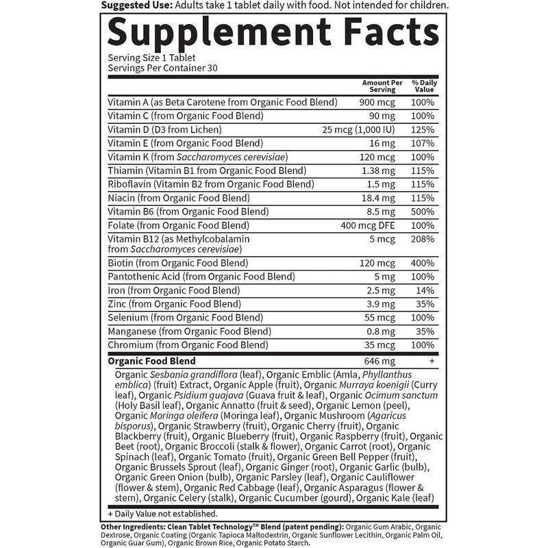 MyKind Organic Women's Multivitamin 30 Tablets Garden of Life, 30 Tablets, 1 Unit