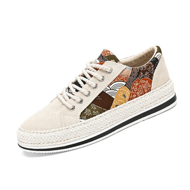 Board Shoes Student Youth Low-top Casual Trendy Shoes Men's Spring and Summer Men's Shoes 2024 New Trendy Cloth Shoes Men's