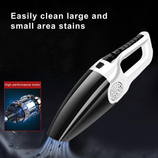 Cordless Handheld Vacuum Cleaner 12000Pa Strong Suction Rechargeable Small Portable Car Vacuum Cleaner Accessories