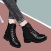 Women's Ankel Boots Autumn Winter Women ChelseaWomens Short Boots Flat Shoes Fashion Platform Boots Gothic Botas De Mujer