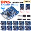 10-1 шт. D1 Mini TYPE-C/Micro USB ESP8266 ESP-12F CH340G V2 Модуль WiFi D1 Mini Плата разработки 3,3 В с пинами для Arduino