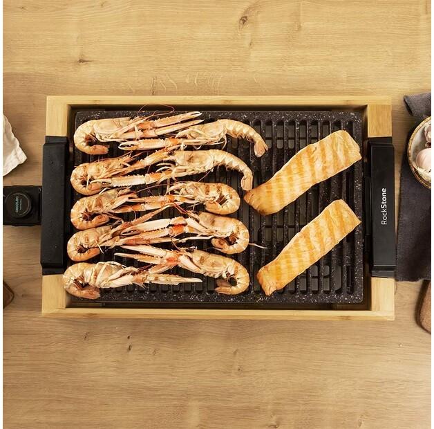 Electric Grill Cecotec Tasty & Grill 2000 Bamboo LineStone (03092)