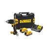 Perceuse Visseuse Percussion Compacte XR Brushless - DEWALT - Avec 2 Batteries 18V 1.7Ah - Chargeur - TSTAK- DCD805E2T-QW