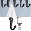 15 Pieces Wall Hanger Hat Rack Multipurpose Decorative with Nails Space Saving Sturdy Gifts Storage