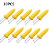 10pcs Fork Corn Skewer Stainless Steel Corn Holders Corn On The Cob Skewers Fruit Forks Outdoor Camping Cooking Barbecue Tool