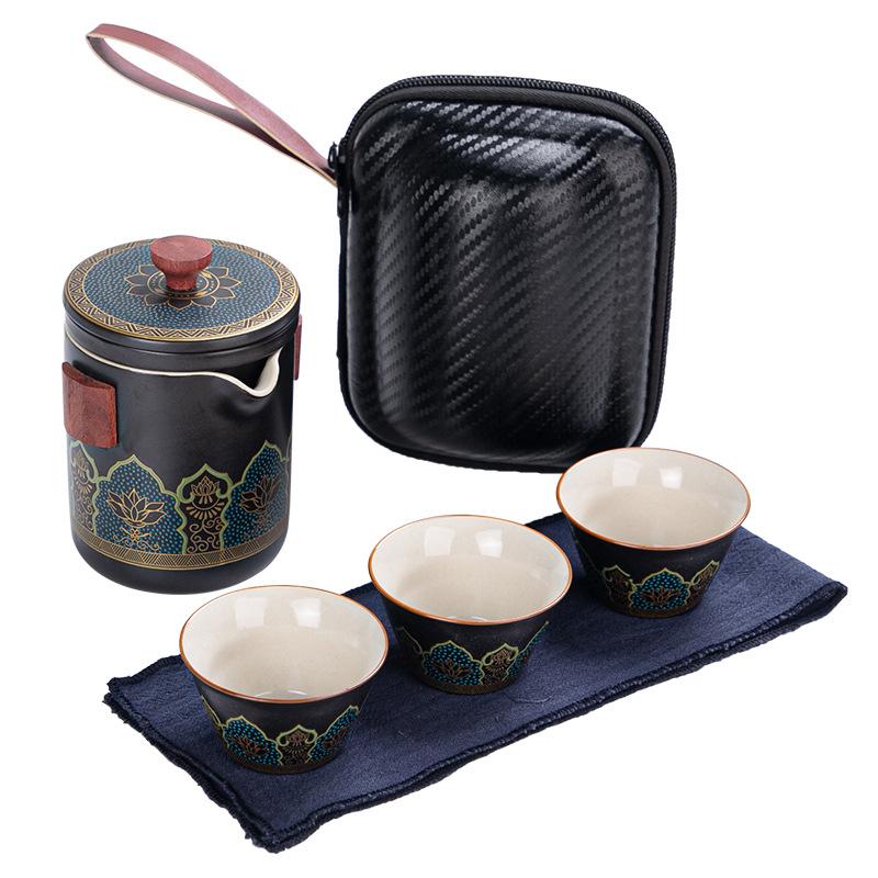 Travel Kung Fu Tea Set Guyun Portable Kuaike Cup Outdoor Camping Small Set Business Meeting Opening Ceremony