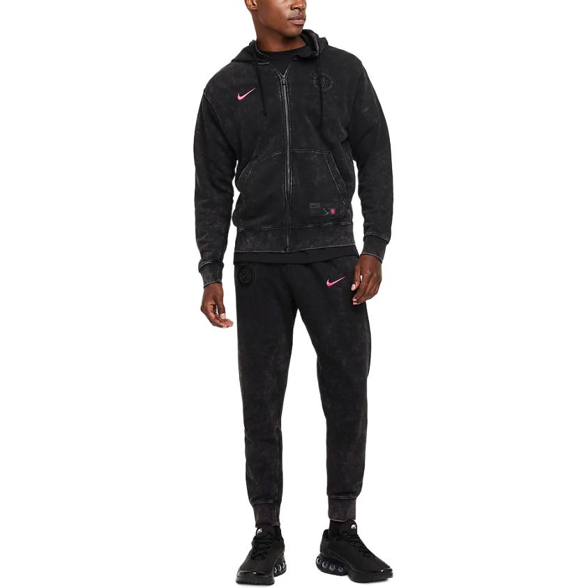 Новая мужская толстовка Nike Chelsea Fc Club Third с полной молнией из французского махрового трикотажа для футбола FQ2994-010