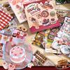 30sheet/set Retro Sweet Cake Dessert Scrapbook Journal Sticker DIY Decor Stationery Photocard Sticker Cute Aesthetic Sitcker
