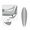 Universal Car Bumper Protector Corner Guard PVC Curved Anti-collision Anti-ScratchBody Protector Sticker Car Accessories