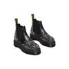Dr. Martens 2976 Leather Fashion Print Short Chelsea Boots Unisex Boots Black Gray 27692001