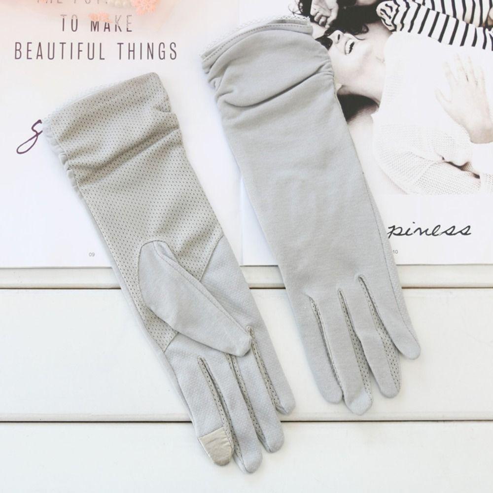 Anti-UV Women Gloves Touch Screen Sunscreen Gloves Fashion Mittens Spring Summer