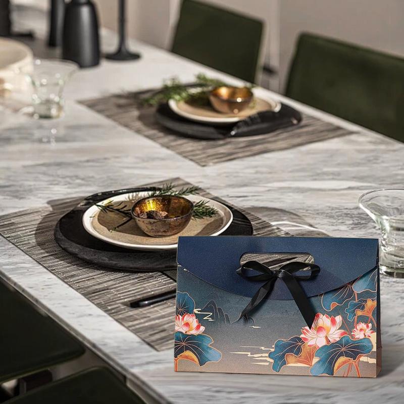 1Pc Gift Box Party Supply Bow Envelope Gift Box Bow Envelope Gift Carton Premium Feel Paper Gift Box Gift Multicolor