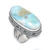 Republic Larimar Gemstone 925 Sterling Silver Jewelry Ring Size 9