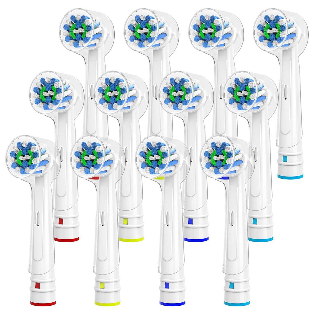 Dealswin Compatible Replacement Brush for Braun Oral B Electric Toothbrush Brush Replacement Brush for Braun Oral B EB50 Replacement Teeth Plaque