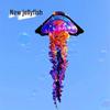 Exclusive Weifang Jellyfish Kite - Easy To Fly with Long Tail