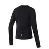 Li-Ning Comfortable Slim Fit Long Sleeve Running T-Shirt Women Tops Black ATLU048-1