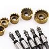 5Pcs HSS Hole Saw Kit 1630mm Hole Cutters Drill Bit for Metal Stainless Steel Wood Door Window