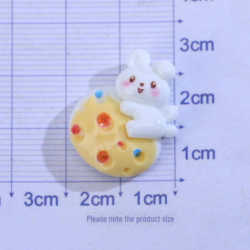 [Clearance] Shiny Kirby Resin Accessories: Rabbit, Bear, and Star Epoxy Phone Case, Hairpin, and Cream Glue