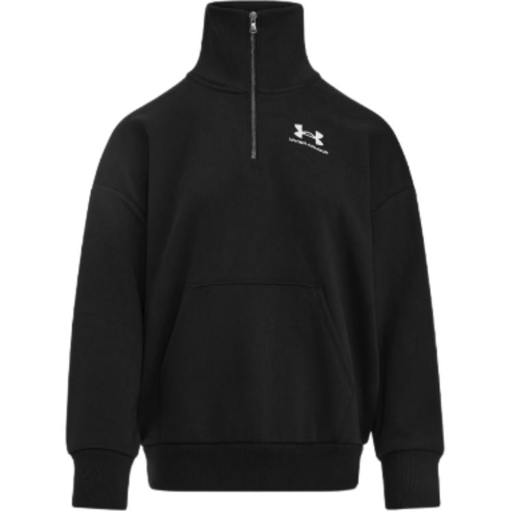 Under Armour Rival Training Series Half-Zip Sweatshirt Women Sweatshirts Black 1387223-001