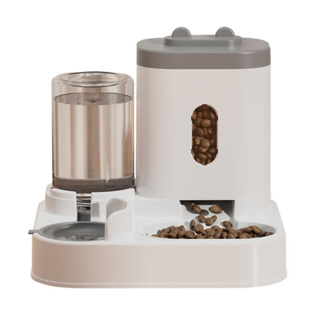 2 In1 Automatic Cat Feeding and Water Dispenser Automatic Feeder Troughs for Cats Dogs Feeding&Watering Supplies Pet Accessories