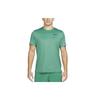 Pro Dri-FIT Solid Color Casual Sports Quick-Dry Crew Neck Short Sleeve T-Shirt Men Tops Noble-Green CZ1182-333