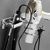 Spiral Wall Mounted Hair Dryer Storage Organizer Rack Holder Hanger Using In Bathroom Salon Stylist Tool Drier Hair Dryer Rack