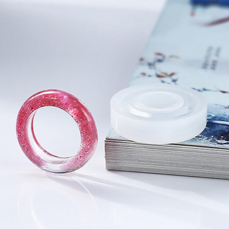 3Pcs Flexible Assorted Silicone Ring Mold For Making Resin Epoxy Jewelry Diy