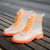 New Women's Waterproof Fashion Non-slip Rain Boots