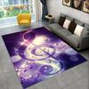 3D Music Musical Note Piano Art Area Rug Large,Carpet Rug for Living Room Bedroom Sofa Doormat Decor,Child Non-slip Floor Mat