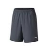 Training Series Solid Color Mid-Rise Comfortable Breathable Versatile Straight-Cut Casual Shorts Men Shorts Gray 952527520-3