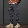 Fleece Warm Corduroy Casual Workwear Men's Loose Drawstring Harlan Sports Pants Plus Size