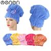 Microfiber Cap For Quick Drying Of Hair, Wrap Towel With Bow Tie, Bath And Bathroom Accessories